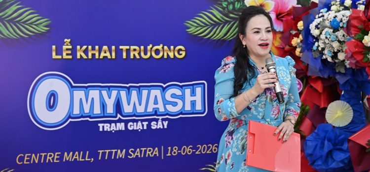 Ra mắt Trạm giặt sấy Omywash – Mô hình trạm giặt sấy tự phục vụ và di động thông minh