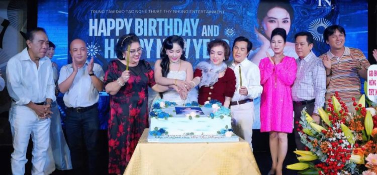 Dàn sao Việt đến mừng sinh nhật và tân niên Trung Tâm Nghệ Thuật Thy Nhung Entertainment